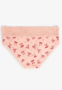 Maurices Panties|Panties-Simply Comfy Cotton Bow Print Hipster Panty