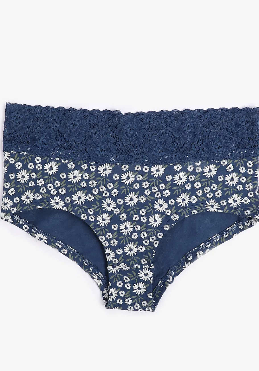 Maurices Panties|Panties-Simply Comfy Cotton Floral Boybrief Panty