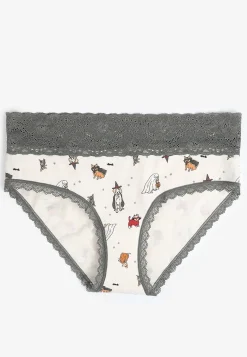 Maurices Panties|Panties-Simply Comfy Cotton Halloween Dogs Hipster Panty