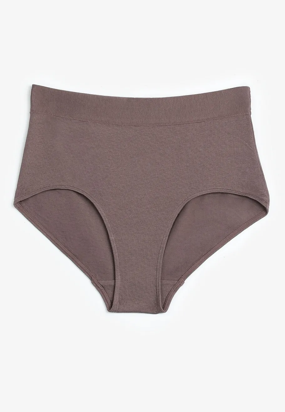 Maurices Panties|Panties-Simply Comfy Cotton High Waist Brief Panty