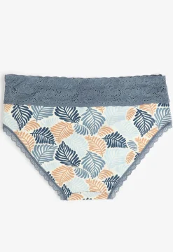 Maurices Panties|Panties-Simply Comfy Cotton Leaf Print Hipster Panty