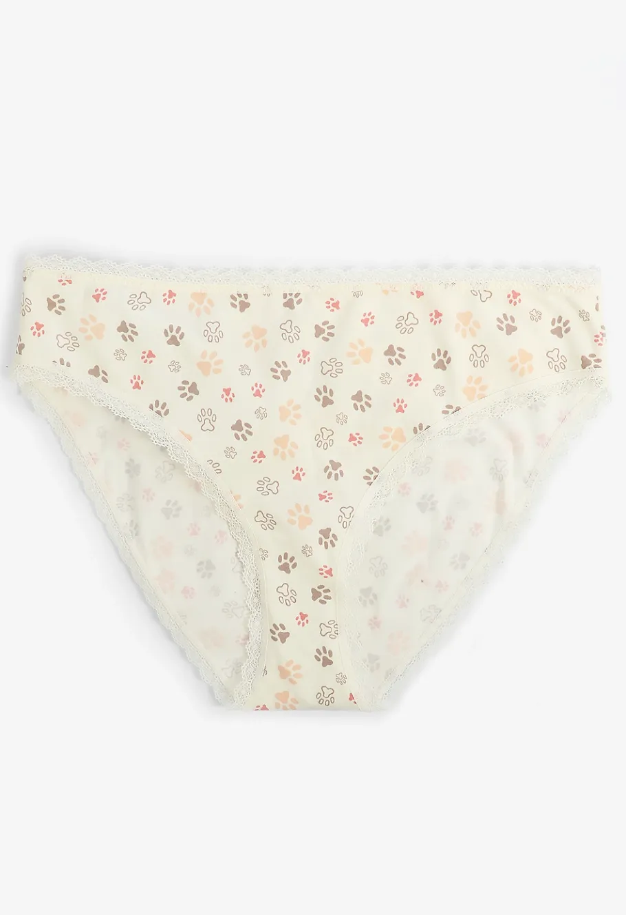 Maurices Panties|Panties-Simply Comfy Cotton Paw Print Bikini Panty