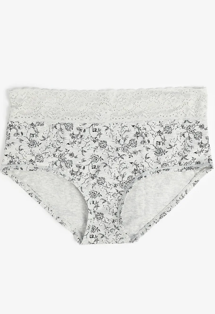 Maurices Panties|Panties-Simply Comfy Heathered Floral Printed Boybrief Panty