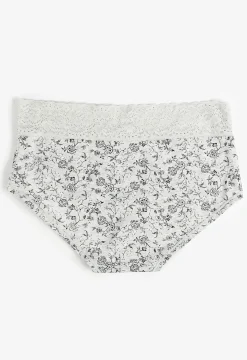 Maurices Panties|Panties-Simply Comfy Heathered Floral Printed Boybrief Panty