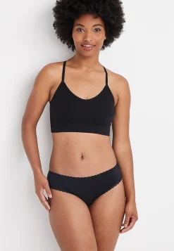 Maurices Panties|Panties-Simply Comfy Lace Trim Cotton Bikini Panty