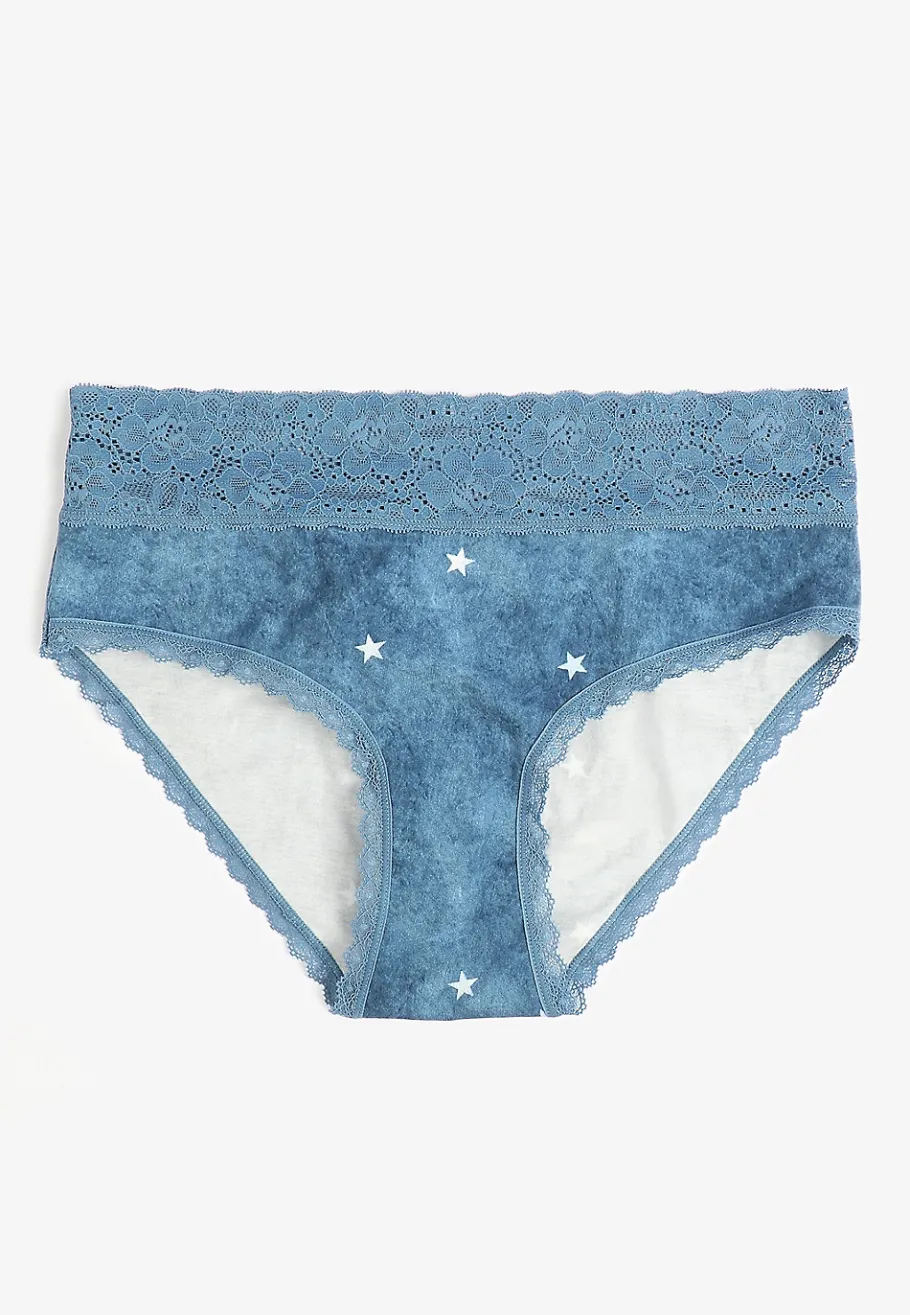 Maurices Panties|Panties-Simply Comfy Star Printed Hipster Panty