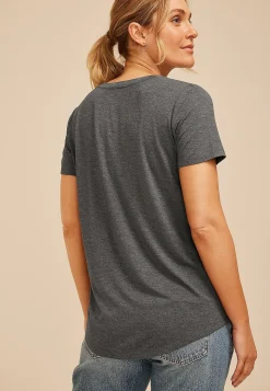 Maurices Tees|Graphics-Sippin Wine Feelin Fine Classic Fit Graphic Tee