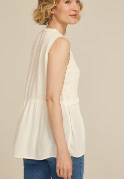 Maurices Shirts & Blouses|Tanks & Camis-Smocked V Neck Babydoll Tank Top