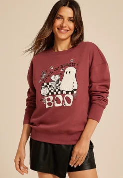 Maurices Sweatshirts|Graphics-Snoopy Trick Or Treat Relaxed Fit Sweatshirt