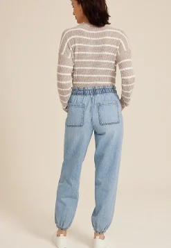 Maurices Ankle Jeans|Ankle Jeans-Soft Light Denim Mid Rise Ankle Jogger