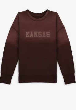 Maurices Sweatshirts-State Dip Dye Crew Neck Sweatshirt