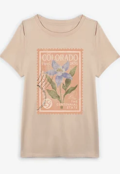 Maurices Tees|Graphics-State Stamp Classic Fit Graphic Tee