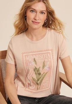Maurices Tees|Graphics-State Stamp Classic Fit Graphic Tee