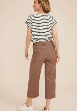 Maurices Crops & Capris-Stretch Twill High Rise Wide Leg Pant