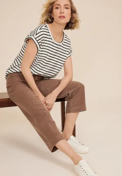 Maurices Crops & Capris-Stretch Twill High Rise Wide Leg Pant