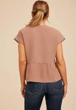Maurices Sweaters Cardigans & Kimonos-Studio Y Front Tie Peplum Cardigan