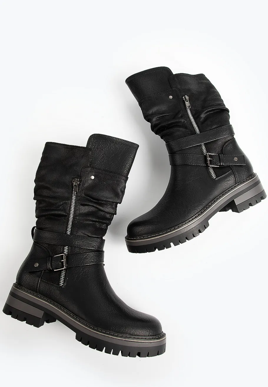 Maurices Shoes|Boots-SuperCush Blaire Mid Shaft Moto Boot