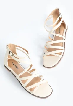 Maurices Shoes|Sandals-SuperCush Callie Strappy Braided Gladiator Sandal
