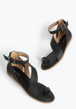 Maurices Shoes|Wide Width & Wide Calf-SuperCush Camilla Toe Loop Gladiator Sandal