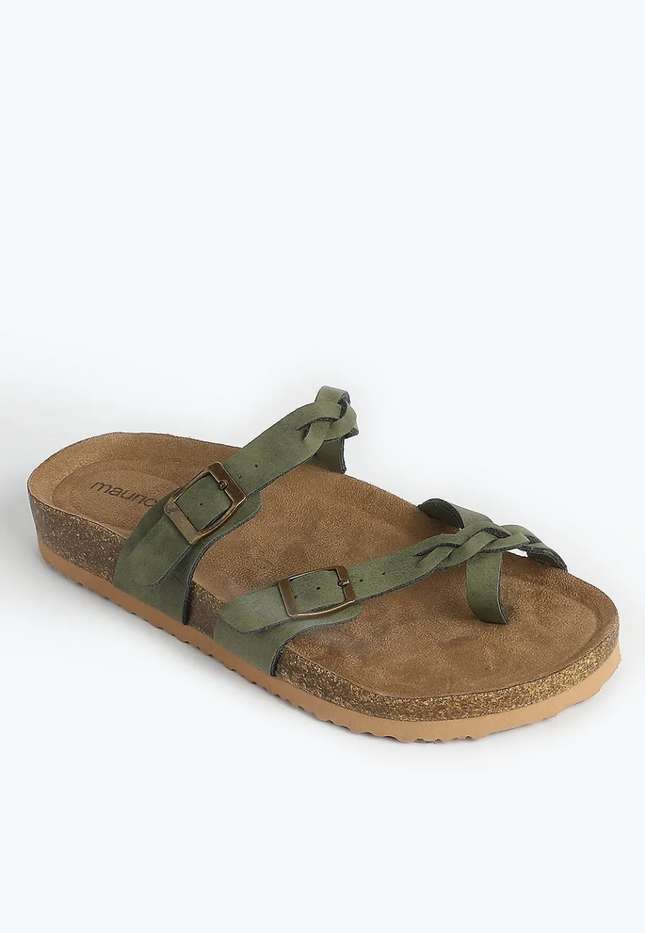 Maurices Shoes|Sandals-SuperCush Chloe Braided Cork Footbed Sandal