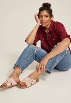 Maurices Shoes|Sandals-SuperCush Erica Strappy Footbed Sandal