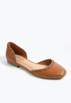 Maurices Shoes|Flats-SuperCush Greta Studded D'Orsay Flat
