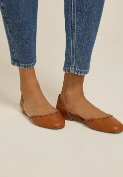 Maurices Shoes|Flats-SuperCush Greta Studded D'Orsay Flat