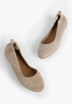 Maurices Shoes|Flats-SuperCush Gwen Faux Suede Scrunch Back Ballet Flat