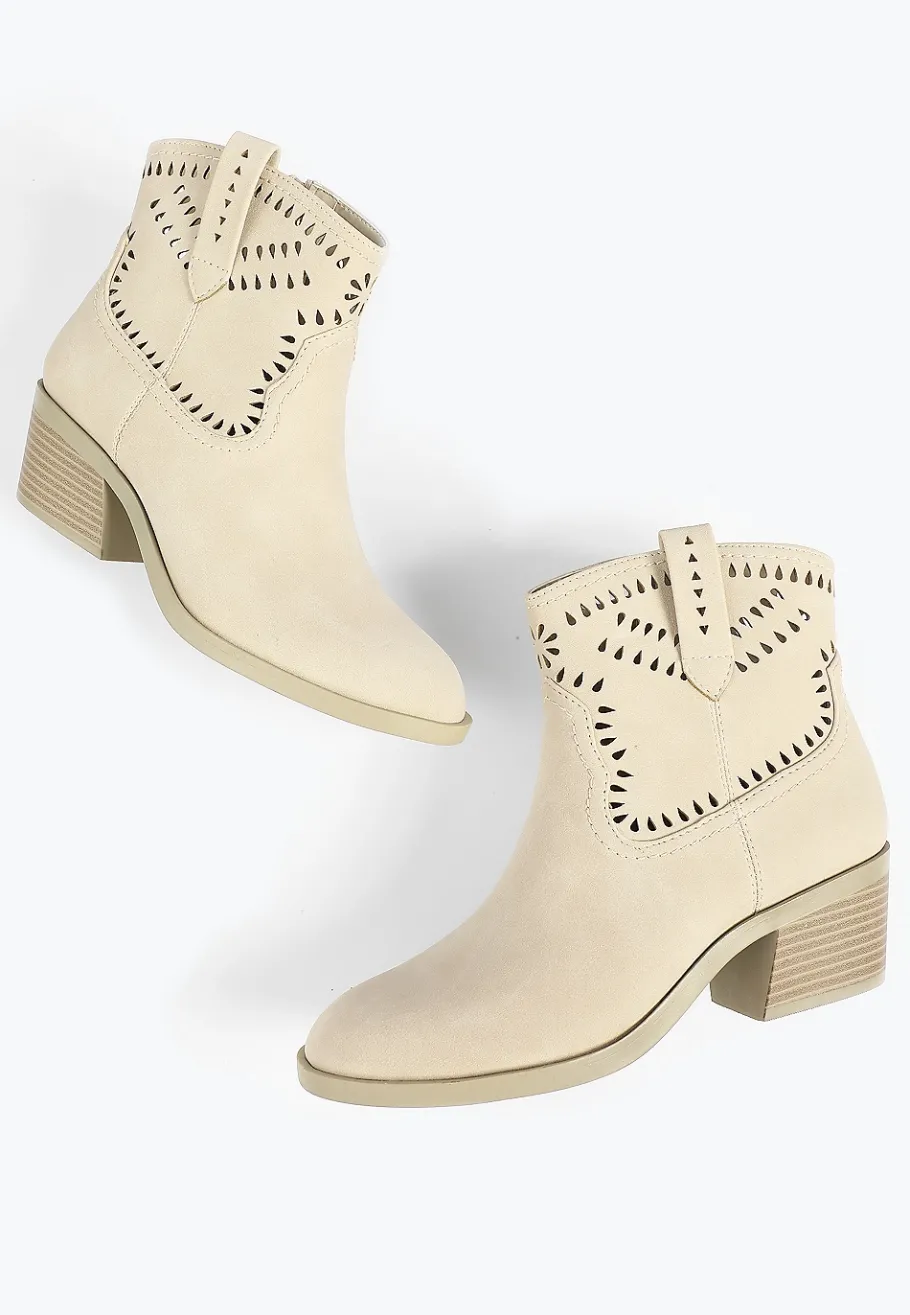 Maurices Shoes|Boots-SuperCush Jane Perforated Ankle Boot