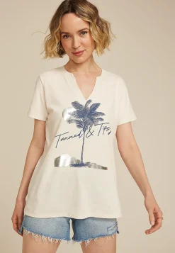 Maurices Tees|Graphics-Tanned and Tipsy Classic Fit Graphic Tee