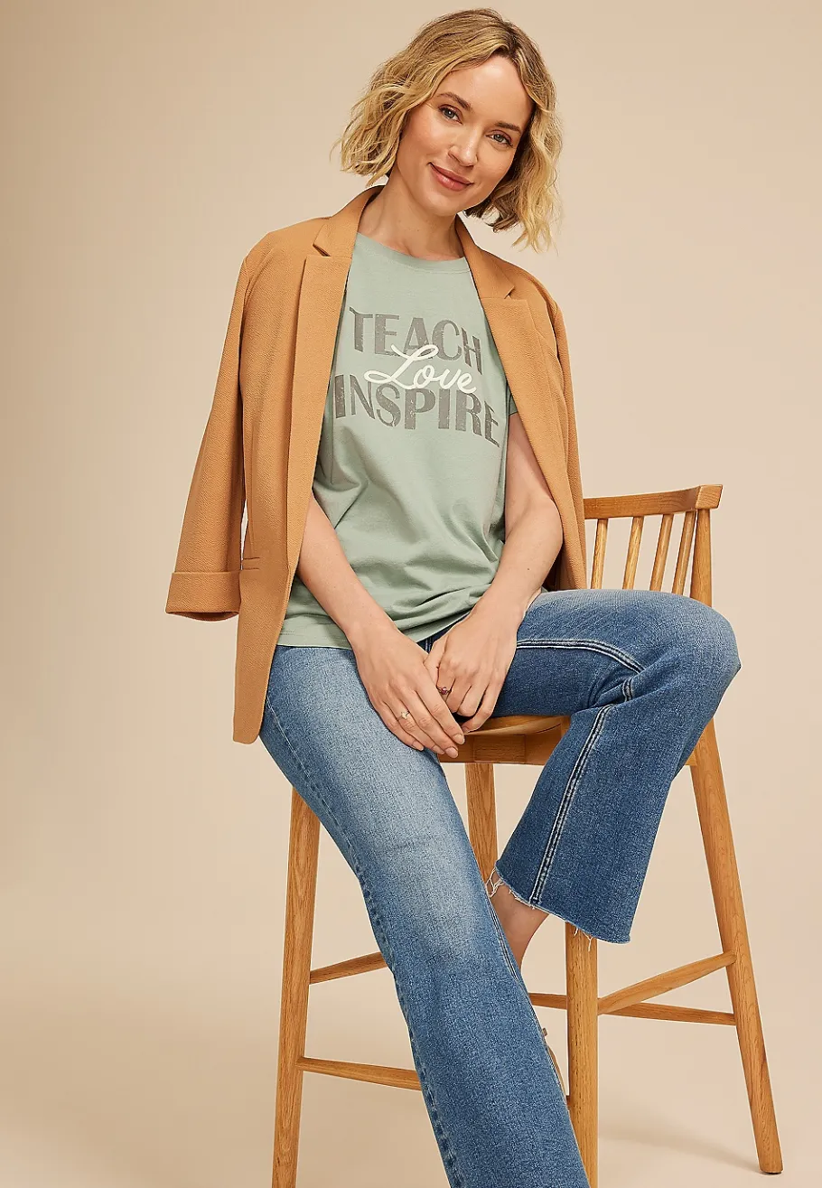 Maurices Tees|Graphics-Teach Love Inspire Classic Fit Graphic Tee