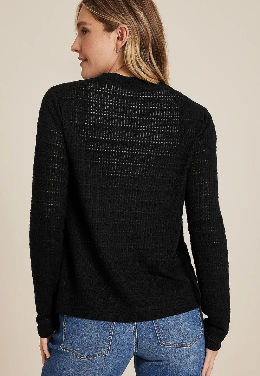 Maurices Sweaters Cardigans & Kimonos-Textured Cardigan