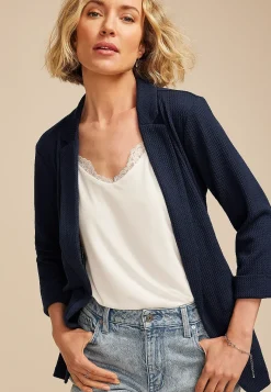 Maurices Blazers-Textured Versa Open Front Blazer