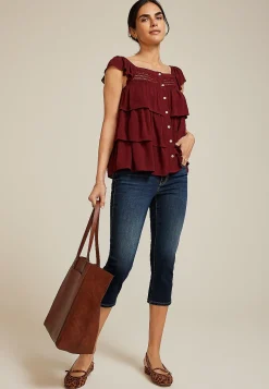 Maurices Shirts & Blouses|Tanks & Camis-Tiered Babydoll Blouse
