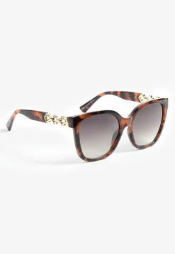 Maurices Sunglasses-Tortoise Oversized Square Sunglasses