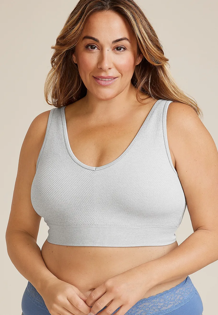 Maurices Bralettes|Bralettes-True Stretch Directional Ribbed Bralette