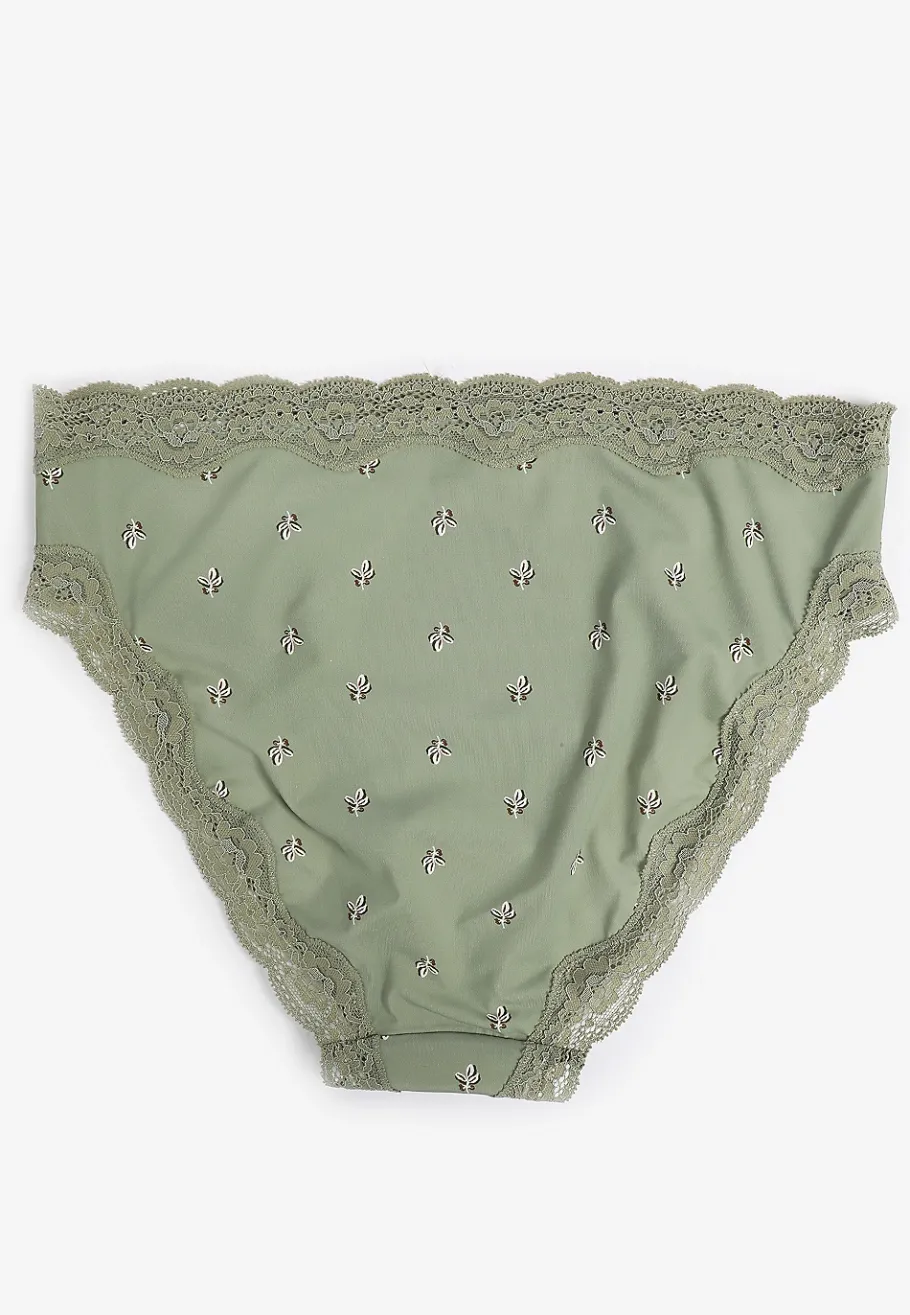 Maurices Panties|Panties-True Stretch High Waist Jersey Floral Bikini Panty
