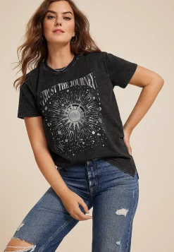 Maurices Tees|Graphics-Trust The Journey Celestial Relaxed Fit Graphic Tee