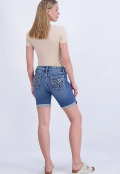Maurices Shorts|Jean Shorts-Vigoss® Mid Rise Flap Pocket Bermuda 8in Short