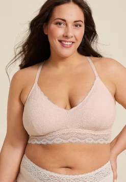 Maurices Bralettes|Bralettes-Vintage Lace Butterfly Back Bralette