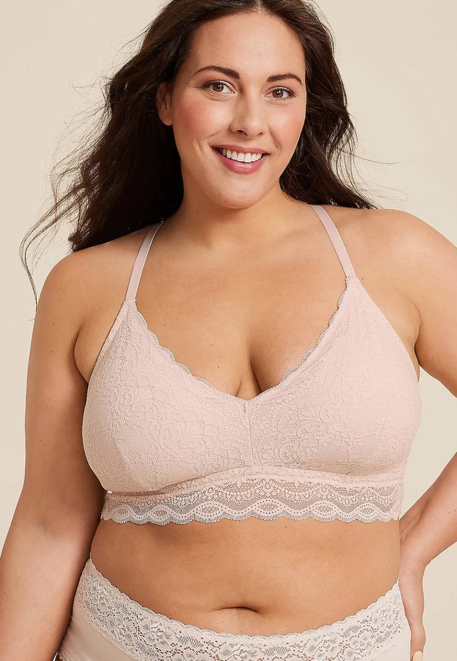 Maurices Bralettes|Bralettes-Vintage Lace Butterfly Back Bralette