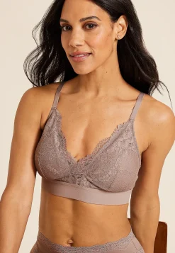 Maurices Bralettes|Bralettes-Vintage Lace Wide Band Triangle Bralette