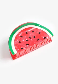 Maurices Hats & Hair Accessories-Watermelon Claw Hair Clips