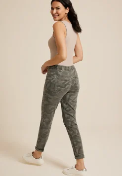 Maurices Pants-Weekender High Rise Camo Tapered Pant