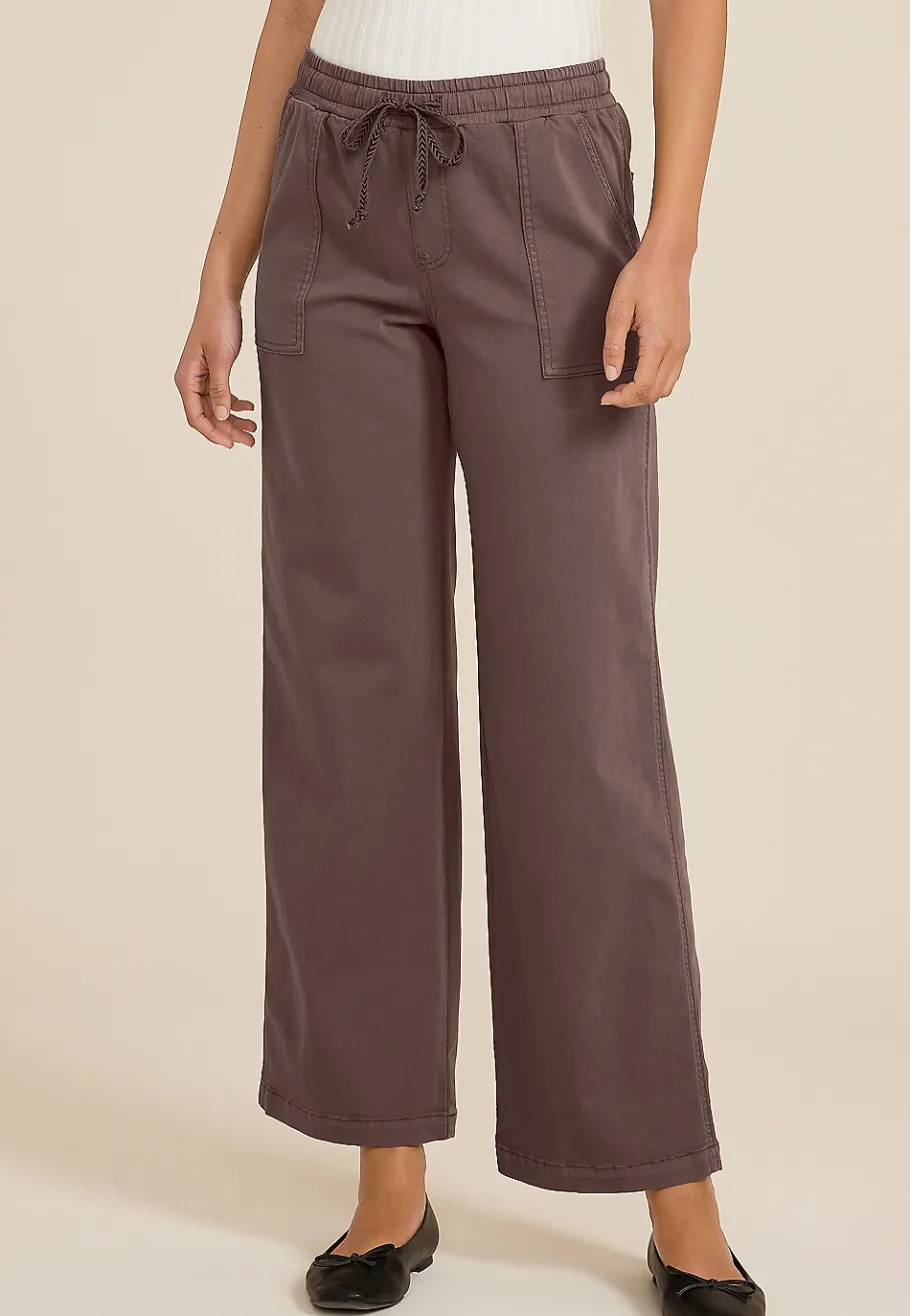 Maurices Joggers & Sweatpants-Weekender High Rise Wide Leg Pant