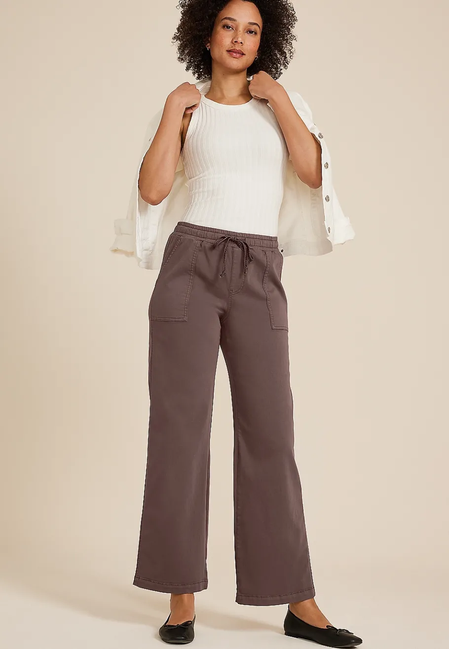 Maurices Joggers & Sweatpants-Weekender High Rise Wide Leg Pant