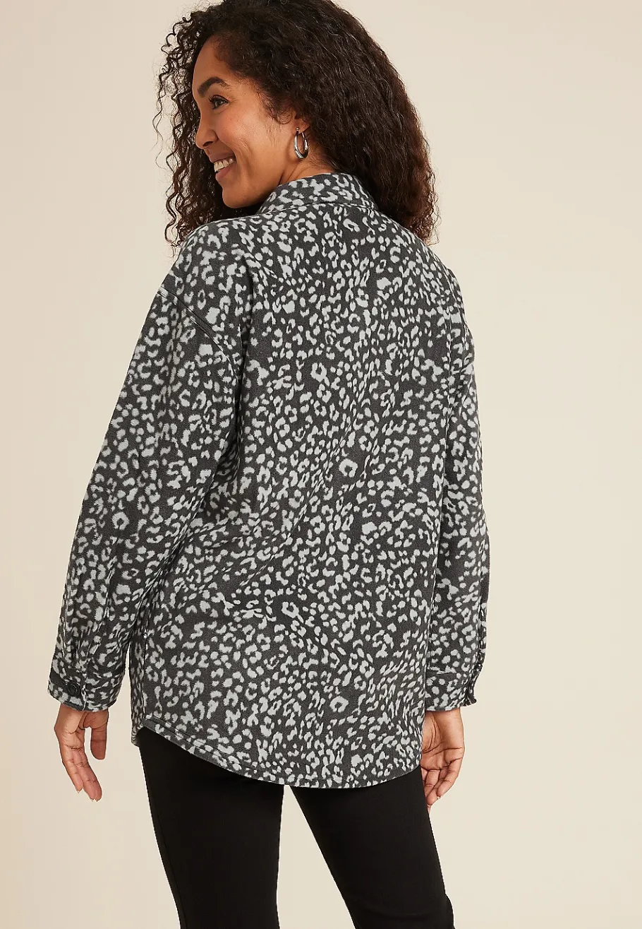 Maurices Plaid & Button Down Shirts|Jackets-Wilder Fleece Shacket