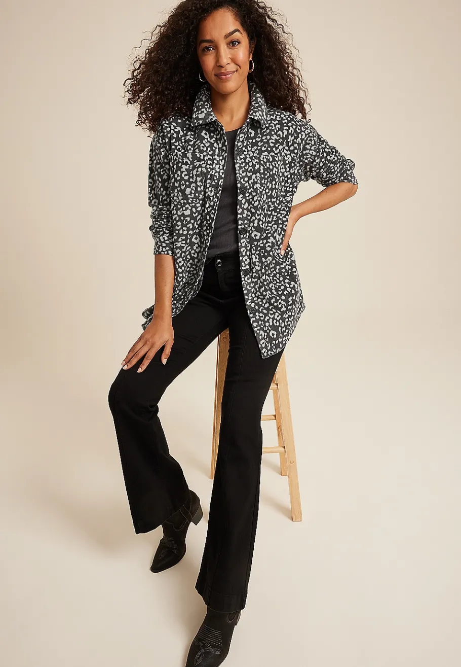Maurices Plaid & Button Down Shirts|Jackets-Wilder Fleece Shacket