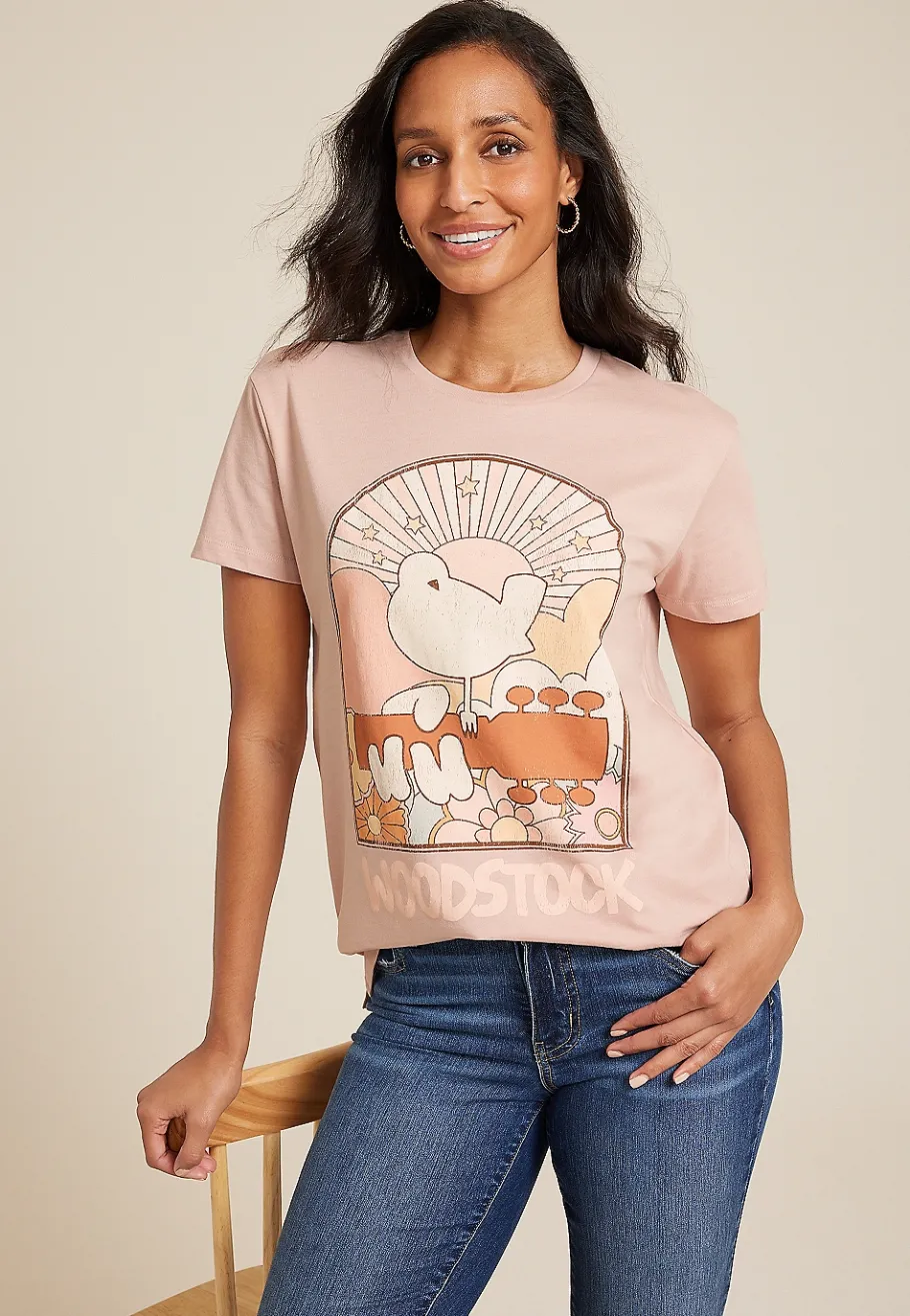 Maurices Tees|Graphics-Woodstock Relaxed Fit Graphic Tee